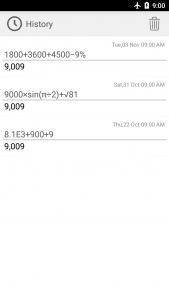 اسکرین شات برنامه Calculator app 7