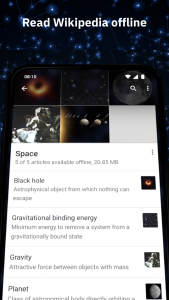 اسکرین شات 2 برنامه Wikipedia