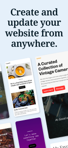 اسکرین شات 1 برنامه WordPress – Website Builder