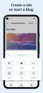 اسکرین شات 3 برنامه WordPress – Website Builder
