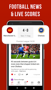 اسکرین شات برنامه Manchester Live – Unofficial app for United Fans 2
