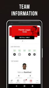 اسکرین شات برنامه Manchester Live – Unofficial app for United Fans 5