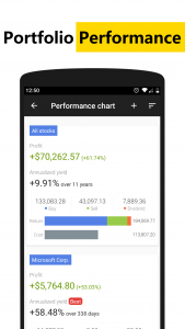 اسکرین شات 5 برنامه JStock:Stock Market, Portfolio