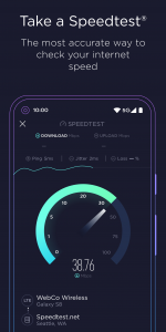 اسکرین شات برنامه Speedtest by Ookla 1