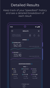 اسکرین شات 4 برنامه Speedtest by Ookla