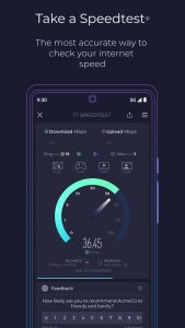 اسکرین شات 1 برنامه Speedtest by Ookla