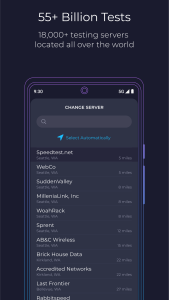 اسکرین شات 7 برنامه Speedtest by Ookla
