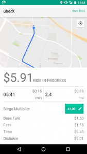 اسکرین شات برنامه Meter for Uber and Lyft 3