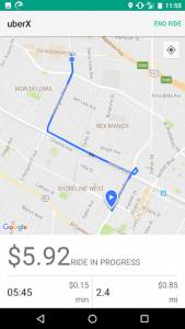 اسکرین شات برنامه Meter for Uber and Lyft 1