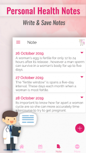 اسکرین شات برنامه Ovulation Calculator & Calendar to Track Fertility 7