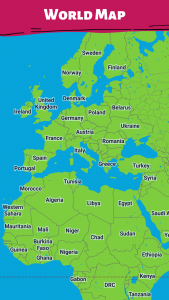 اسکرین شات برنامه All Countries - World Map 3