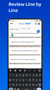 اسکرین شات برنامه PenToPRINT Handwriting to Text 7