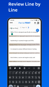 اسکرین شات 7 برنامه PenToPRINT Handwriting to Text