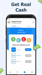 اسکرین شات برنامه Happy Surveys - Easy Cash App 3