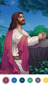 اسکرین شات 1 بازی Bible Color - Color by Number