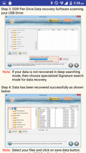 اسکرین شات برنامه USB Drive Data Recovery Help 8