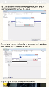اسکرین شات 2 برنامه USB Drive Data Recovery Help