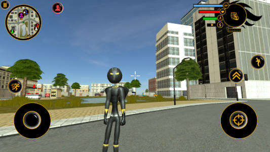 اسکرین شات بازی Stickman Panther jetpack Crime Simulator 5