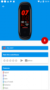 اسکرین شات برنامه Mi Band 4 WatchFaces 4