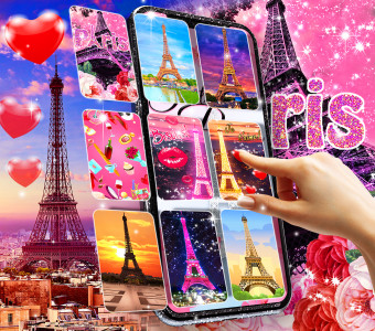 اسکرین شات 1 برنامه Paris wallpapers
