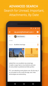 اسکرین شات 2 برنامه Universal Email App