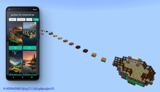 اسکرین شات 3 برنامه parkour for mcpe