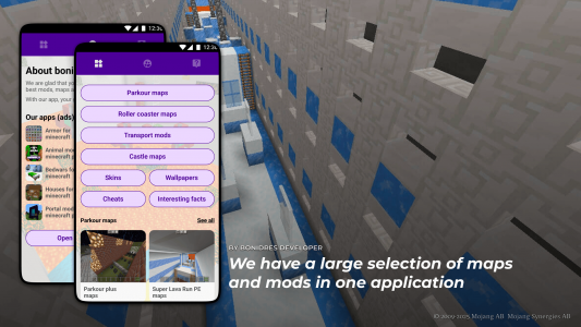 اسکرین شات 2 برنامه parkour maps for minecraft