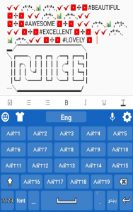 اسکرین شات برنامه Pashto Keyboard Pro 3