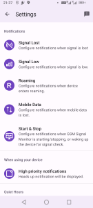 اسکرین شات برنامه GSM Signal Monitor & SIM Info 6