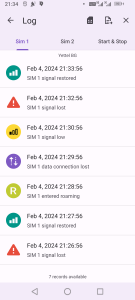 اسکرین شات برنامه GSM Signal Monitor & SIM Info 3