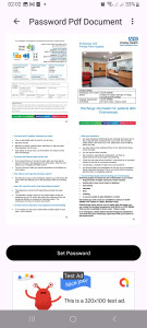 اسکرین شات 2 برنامه Password Protect PDF - Lock