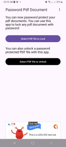 اسکرین شات 1 برنامه Password Protect PDF - Lock