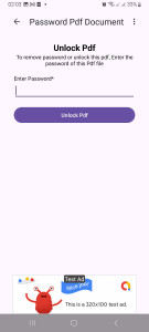 اسکرین شات 3 برنامه Password Protect PDF - Lock