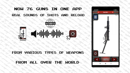 اسکرین شات برنامه Guns - Shot Sounds 1