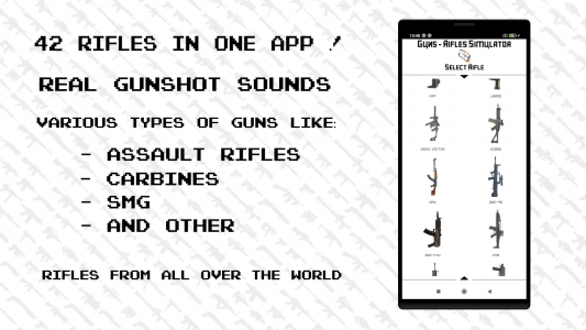 اسکرین شات برنامه Guns - Rifles Simulator 2