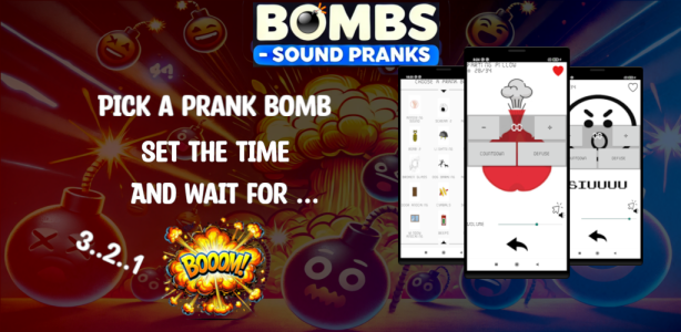 اسکرین شات 2 برنامه Bombs - Sound Pranks