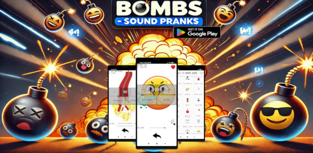 اسکرین شات 1 برنامه Bombs - Sound Pranks