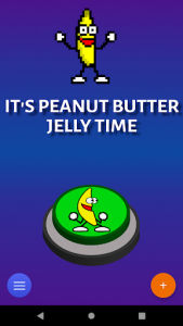 اسکرین شات برنامه Banana Jelly Button: Sound Meme 4