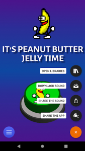 اسکرین شات برنامه Banana Jelly Button: Sound Meme 5