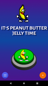 اسکرین شات برنامه Banana Jelly Button: Sound Meme 2