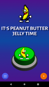 اسکرین شات برنامه Banana Jelly Button: Sound Meme 1