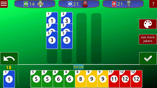 اسکرین شات 1 بازی Skip Rummy