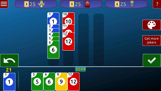 اسکرین شات 2 بازی Skip Rummy