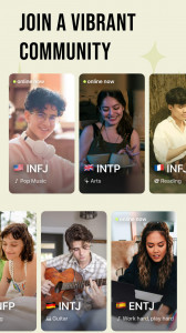 اسکرین شات 2 برنامه Pdb App: Personality & Friends