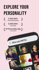 اسکرین شات 1 برنامه Pdb App: Personality & Friends