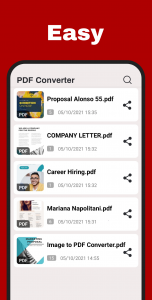 اسکرین شات 4 برنامه Image to PDF Converter