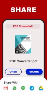 اسکرین شات 2 برنامه Image to PDF Converter