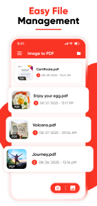 اسکرین شات 6 برنامه Image to PDF Converter