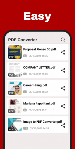 اسکرین شات برنامه Image to PDF Converter 4