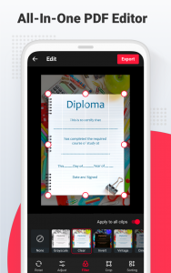 اسکرین شات 1 برنامه PDF Editor & Convert & Reader
